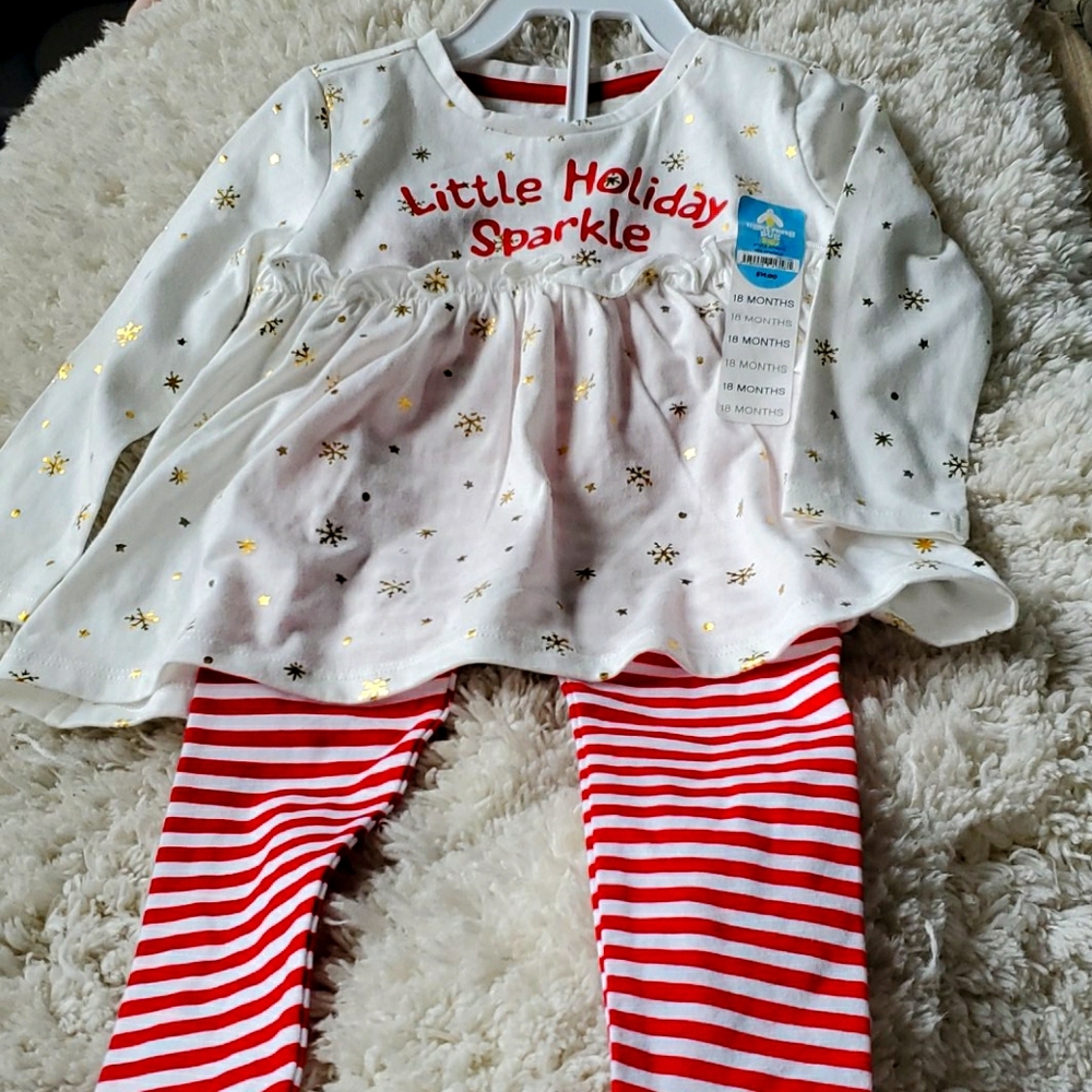 Little Holiday Sparkle Christmas Set 18 Months NWT